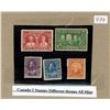 Image 1 : Canada 5 Stamps Different Themes All Mint