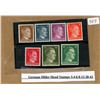 Image 1 : German Hitler Head Stamps 3, 4, 6, 8, 12, 30, 42