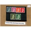 Image 1 : 6 German Hitler Head Stamps 4, 6, 8, 12, 30, 42