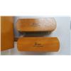 Image 2 : shoe shine box with 2 unused brazilian horse hair brushes