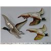 Image 2 : 2 Napco Pheasants wall art & 1 Mallard Duck (repaired) wall art