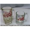 Image 1 : 2 Dog N Suds mug large 6" tall, medium 4"
