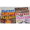 Image 5 : 7 1990's Playboy Magazines with plastic covers