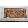 Image 1 : 1950 Saskatchewan Plate - C5-326
