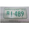 Image 1 : 1970 Saskatchewan Plate - R1-489