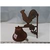 Image 1 : Cast Rooster dinner bell (wall mountable)