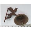Image 2 : Cast Rooster dinner bell (wall mountable)