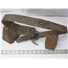 Image 3 : Antique Cow bell with strap + small cow bell