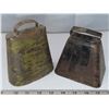 Image 2 : 2 antique cow bells