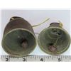 Image 3 : 2 Mini Cast brass ornate bells - collectable - perfect for your home décor
