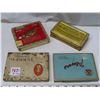 Image 2 : 6 Vintage /Antique Cigarette & Cigar Boxes/tins