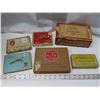 Image 3 : 6 Vintage /Antique Cigarette & Cigar Boxes/tins