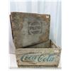 Image 1 : Antique wooden Pepsi crate & Coca-Cola crate