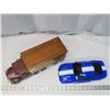 Image 2 : Wooden truck + 2015 Ford Mustang GT - (appears to be remote controlled - no controller)