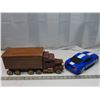 Image 3 : Wooden truck + 2015 Ford Mustang GT - (appears to be remote controlled - no controller)