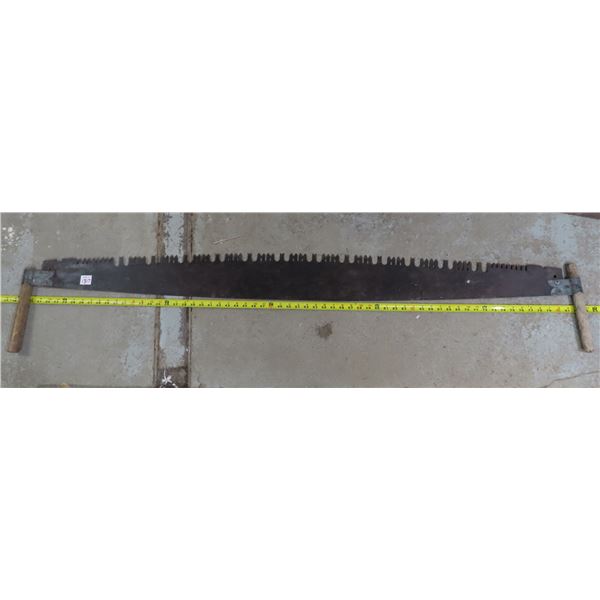 Antique 2 Man Saw 6t Blade Schmalz Auctions antique-2-man-saw-6t-blade-schmalz-auctions