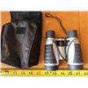 Image 9 : Box of wallets and purses + Vivitar Binoculars (Some Genuine leather wallets)