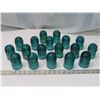 Image 1 : Blue/Green Insulators -18 in lot