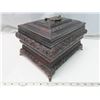 Image 4 : Ornate wooden trinket box