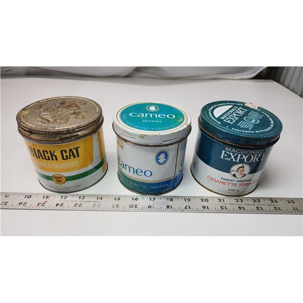 black cat tobacco tin Vintage Tobacco Tins - MacDonalds Export, Black Cat, Cameo Menthol black cat tobacco tin Vintage Tobacco Tins - MacDonalds Export, Black Cat, Cameo Menthol