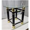 Image 2 : Glass Brass Side Table