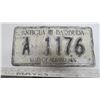 Image 1 : Antigua/Barbuda license plate - british west indies