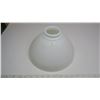 Image 1 : milk glass trilight shade - 10.5" diameter