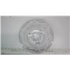 Image 2 : 3 foot crystal bowl - good condition, 8" diameter