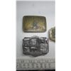 Image 2 : belt buckles - 2 railway related