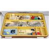 Image 5 : Sewing plastic box, full of assorted sewing supplies