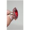 Image 3 : Dinner ring - red rhinestone