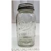 Image 2 : Vintage Glass Jars, 1 “Ball Perfect Mason”, 1 – “Drey” Square Mason with Zinc Lids