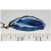 Image 2 : 2 Blue Agate Stone Necklaces