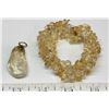 Image 1 : Citrine Stone Bracelet and Pendant