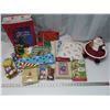Lot of assorted cute christmas bags and tissue paper and other Christmas party supplies