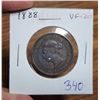 Image 3 : 1888 Canadian Victorian Large Cent. VF-20.