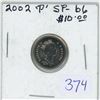 Image 1 : 2002P Canadian 10 Cents. Specimen-66. Nice.