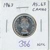 Image 1 : 1963 Canadian Silver 25 Cents. MS-63 with Cameo. Nice.