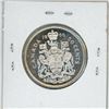 Image 2 : 1966 Canadian Silver 50 Cents. MS-63 with Heavy Cameo. Nice.
