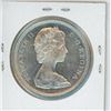 Image 2 : 1966 Large Beads Canadian Silver Dollar. MS-63 with Cameo. Nice.