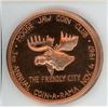Image 2 : 1967 Moose Jaw Coin Club 3rd Annual Coin-a-Rama bronze medal. Issued during Confederation. BU.