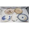 Image 1 : 5 Large serving dishes - platters and bowl