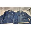 Image 1 : 2 Great Western, jean jackets - both sz L - excellent condition
