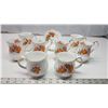 Image 2 : Bundle of Royal Windsor "Praire Tiger Lily" coffee/tea cups