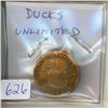 Image 1 : Ducks Unlimited Canada brass pin. Black Duck.