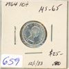 Image 1 : 1964 Silver 10 Cents. MS-65. Bright White.