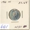 Image 1 : 1966 Silver 10 Cents. MS-64. Bright White.