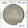 Image 1 : 1960 Silver Dollar. MS-60. Nice.