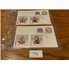 Image 1 : SET OF 2 NHL ALL STAR OFFICIAL FDC’S .. SEALED PKG OF 3