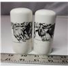 Image 1 : Bernie Brown Collection - Ceramic Salt & Pepper Shakers - Vintage 1990's like  new